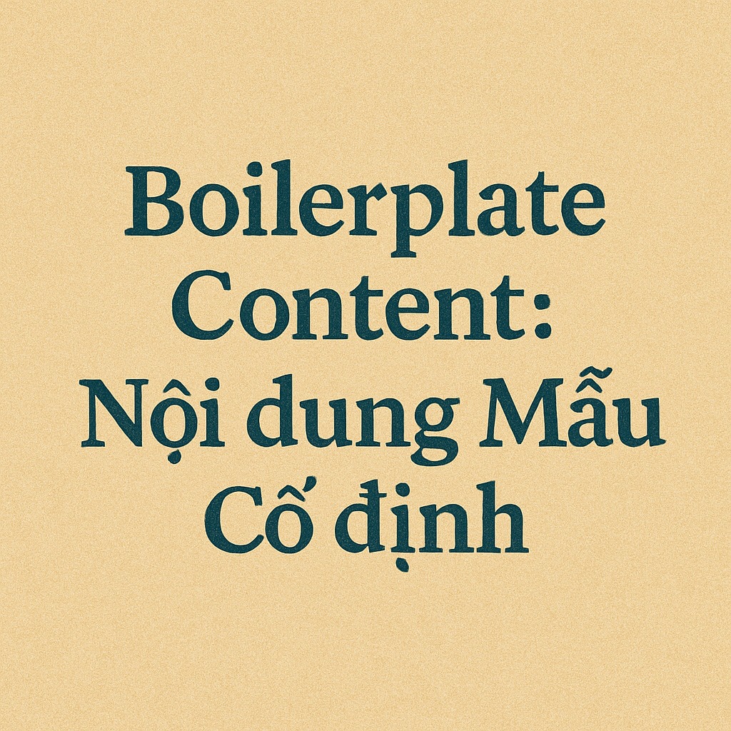 Boilerplate Content