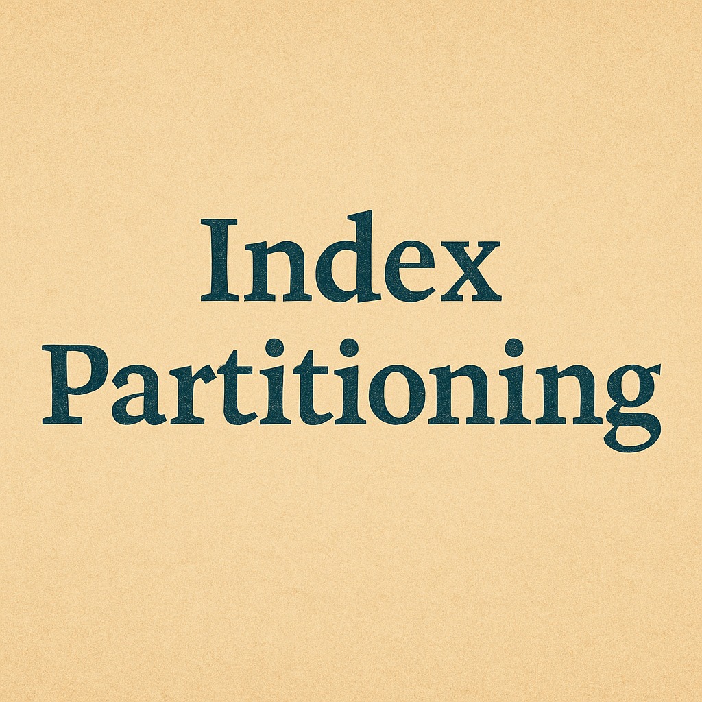 Index Partitioning