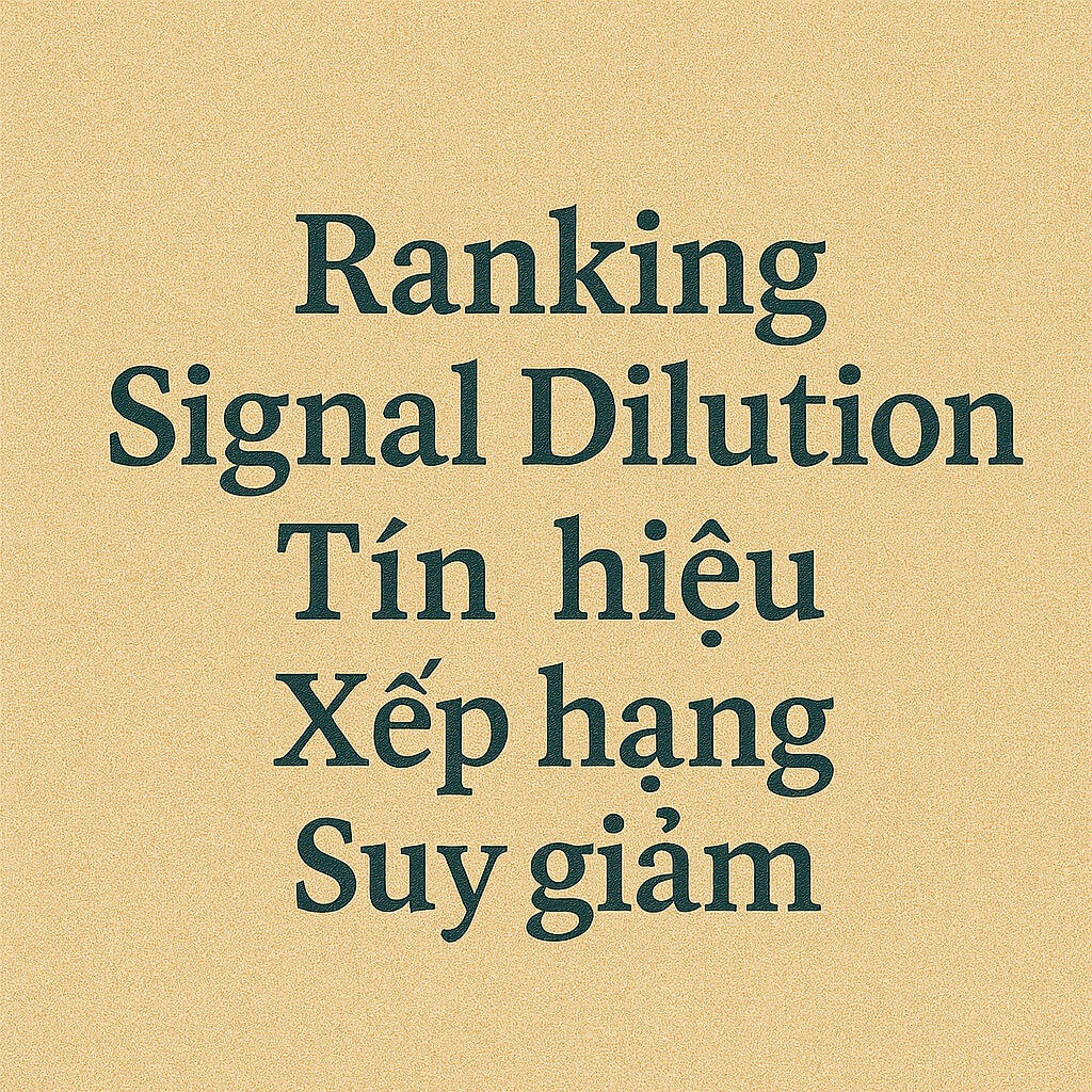 Ranking Signal Dilution